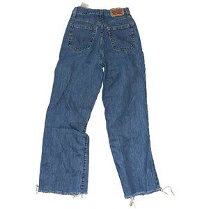 Levi’s High Waisted Straight Jeans Sz 24 Length: 36.5”